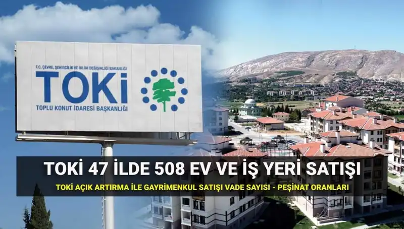 TOKİ 508 Konut ve İş Yeri Satışı: Tüm Detaylar Açıklandı