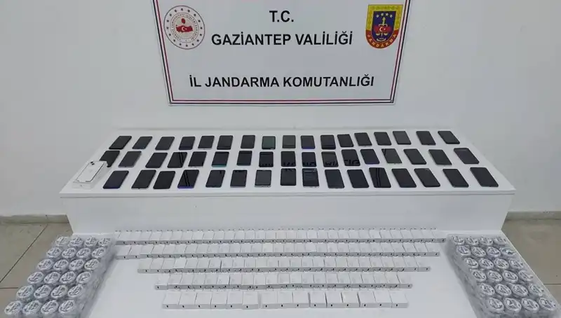 Gaziantep'te Kaçak Telefon Operasyonu: 1,3 Milyon TL'lik Yakalama
