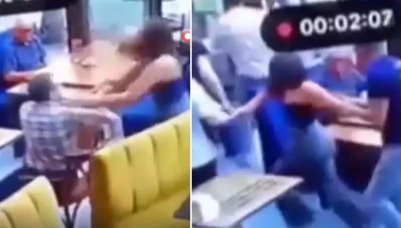 Garsona Tokat Atan Müşteriye Restoran Sahibi Sert Cevap Verdi