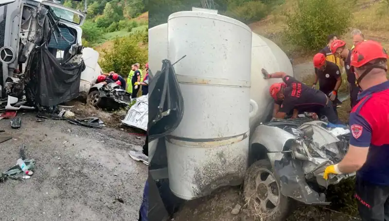Beton Mikseri Kazası: Otomobilin Üzerine Devrildi, Hayat Kaybı ve Yaralı Var