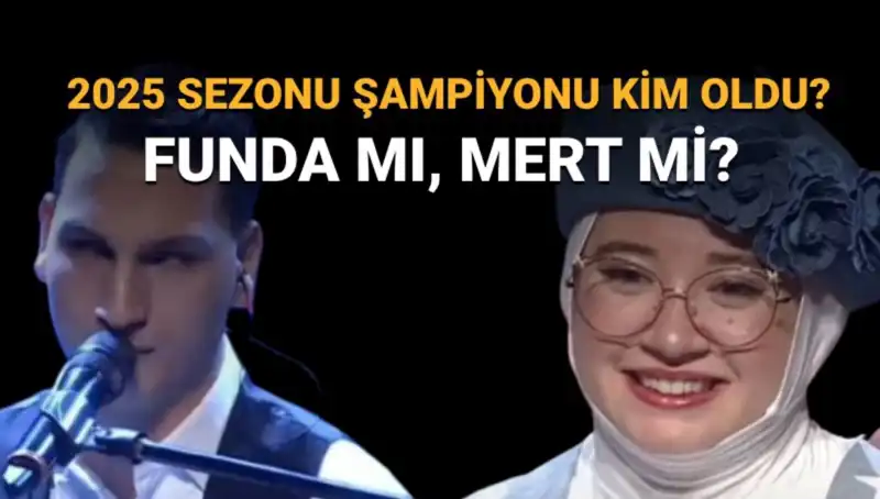 O Ses Türkiye 2025 Şampiyonu Kim Olacak? Funda ve Mert Arasındaki Heyecan Dolu Finale!