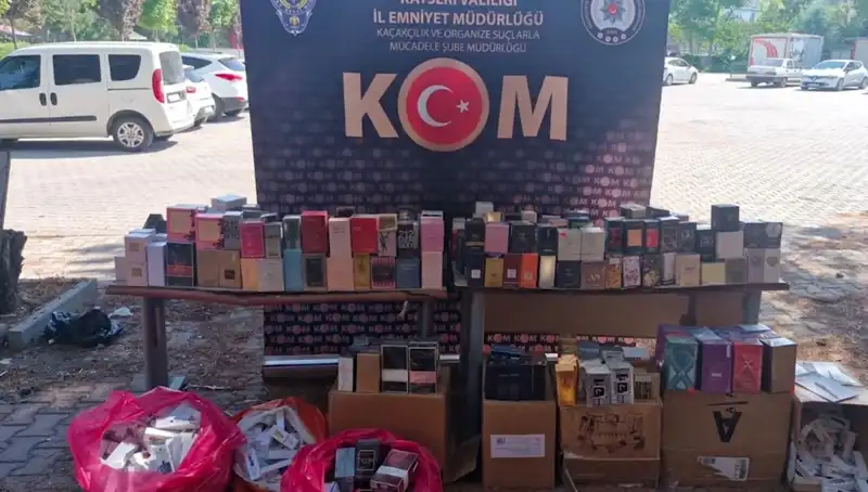 Kayseri'de Yakalanan Kaçak Parfüm Şebekesi: İki Kişi Gözaltında