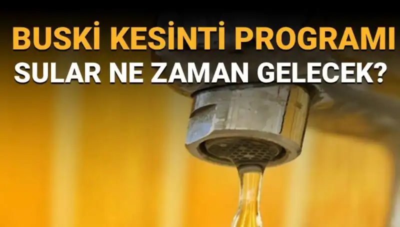 Bursa Nilüfer'de Sular Ne Zaman Gelecek? Güncel BUSKİ Su Kesintisi Programı